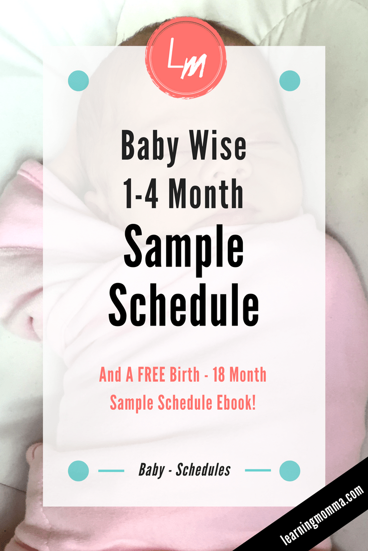 sample newborn schedules