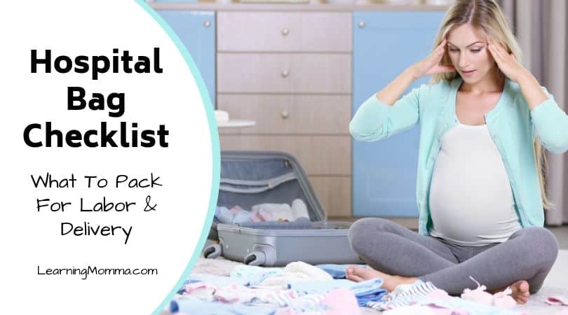 Pregnancy Printable Hospital Checklist For Mom & Baby