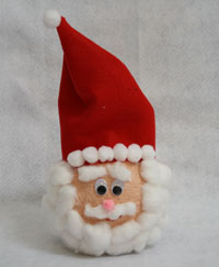 adorable-santa-craft-idea-with-styrofoam-ball Adorable Santa Craft Idea With Styrofoam Ball