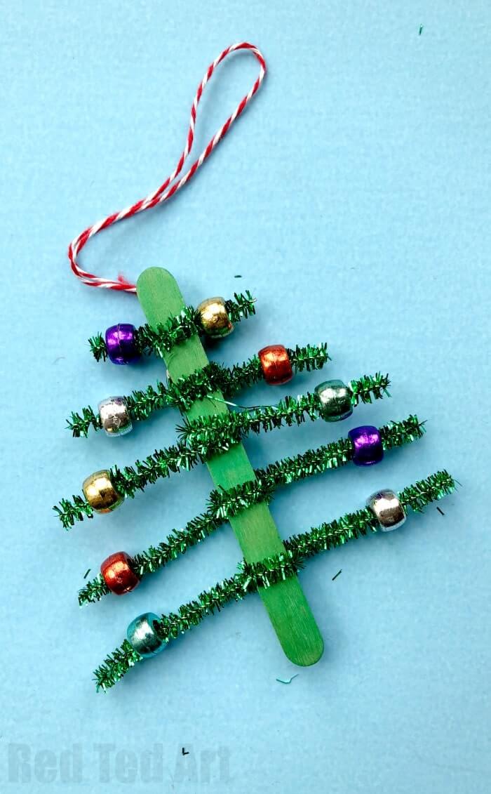 beautiful-ice-stick-christmas-tree-using-pipe-cleaners-for-preschoolers Beautiful Ice Stick Christmas Tree using Pipe Cleaners for Preschoolers