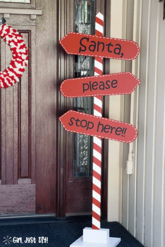 beautiful-massage-craft-for-santa-claus-on-wooden-board Beautiful Massage Craft For Santa Claus On Wooden Board