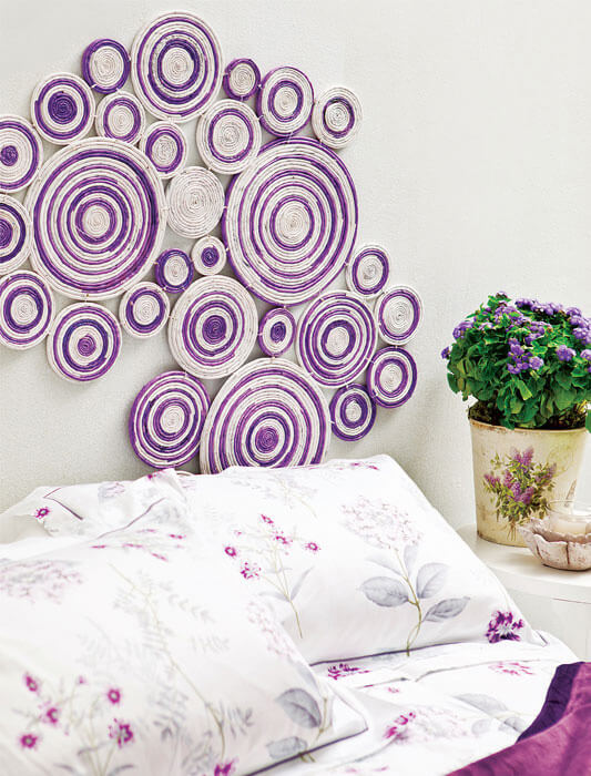 Beautiful Wall Decoration Newspaper Craft 
