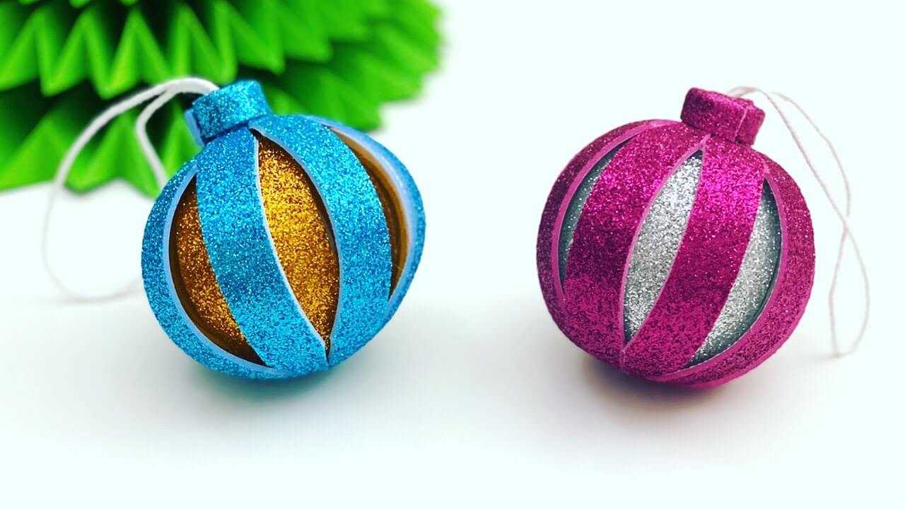 christmas-tree-decoration-craft-idea-using-foamiran-sheet Christmas Tree Decoration Craft Idea Using Foamiran Sheet DIY Foam Christmas Ornaments