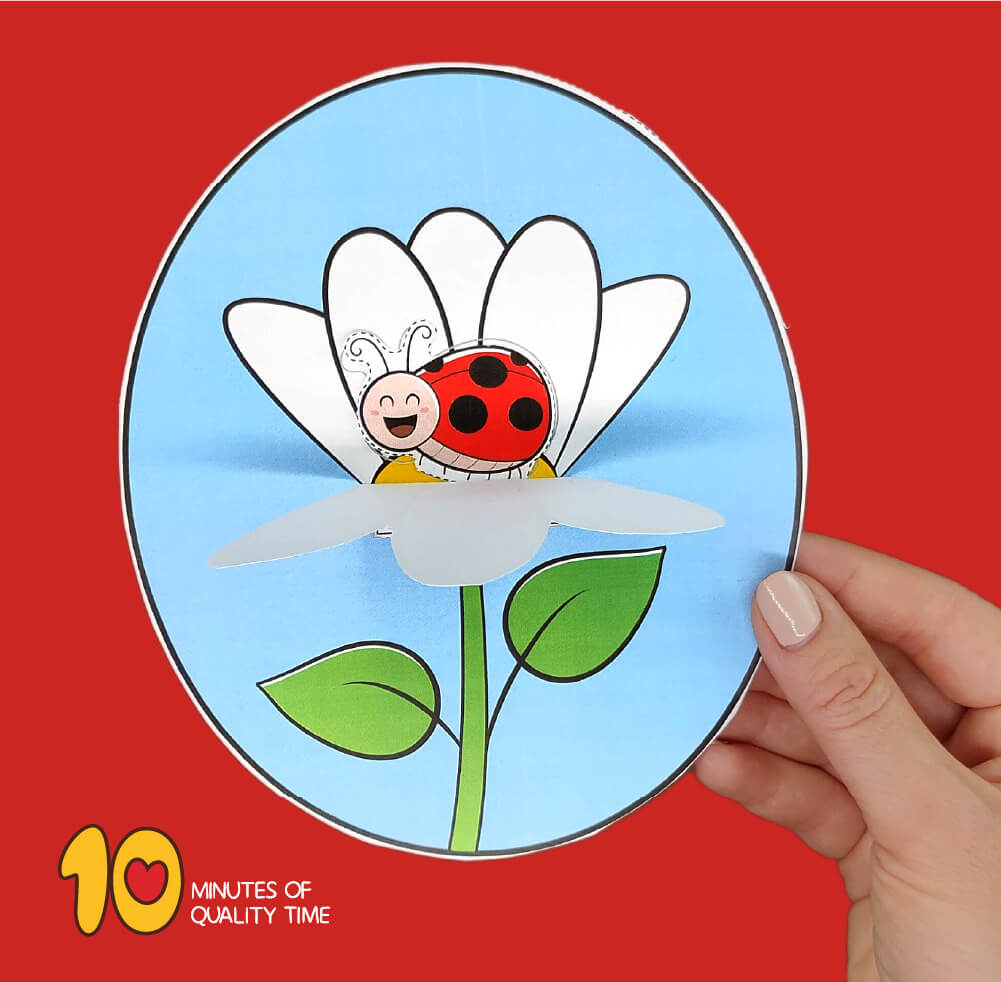 classroom-wall-decoration-ladybug-on-a-flower-for-kindergarteners Classroom Wall Decoration: Ladybug On A Flower for Kindergarteners Classroom Decoration Ideas for Preschool
