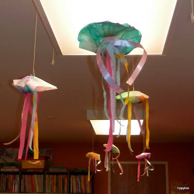 cute-jellyfish-using-coffee-filter-for-preschool-classroom-decorations Cute Jellyfish Using Coffee Filter For Preschool Classroom Decorations Classroom Decoration Ideas for Preschool