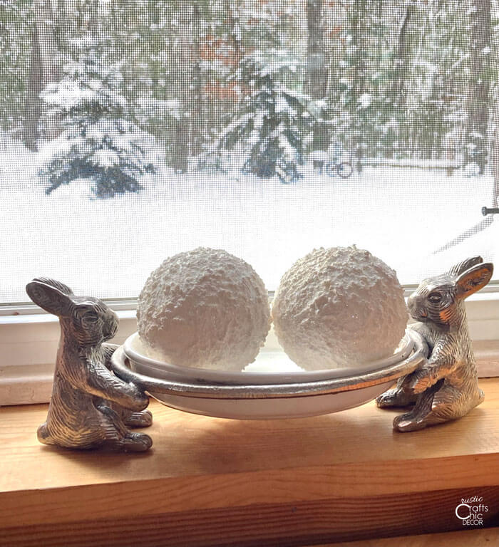 decorative-styrofoam-snowball-craft-for-christmas Decorative Styrofoam Snowball Craft For Christmas Styrofoam Balls Crafts & Ornaments for Christmas