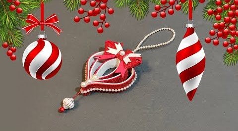 diy-christmas-ornament-decoration-paper-craft-using-foam-sheet DIY Christmas Ornament Decoration Paper Craft Using Foam Sheet DIY Foam Christmas Ornaments