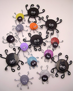easy-and-diy-button-spiders-animal-craft-for-kids Easy & DIY Button Spiders Animal Craft For Kids