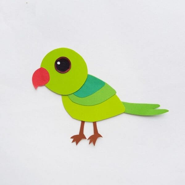 easy-parrot-paper-craft-activity-for-kids Easy Parrot Paper Craft Activity For kids