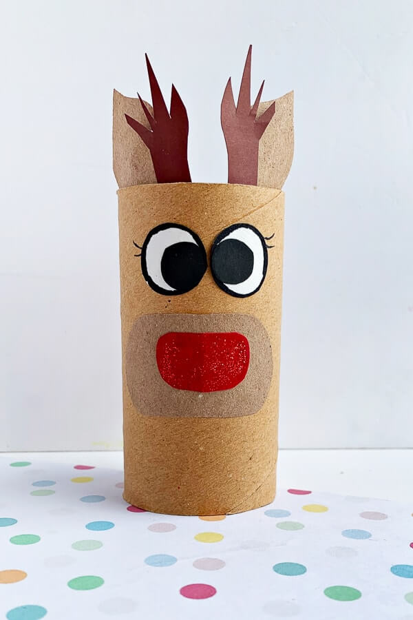 easy-reindeer-craft-with-toilet-paper-roll Easy Reindeer Craft With Toilet Paper Roll