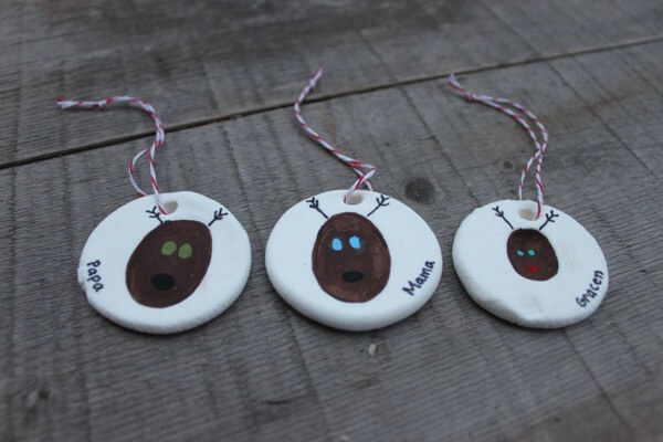 easy-to-make-baking-soda-clay-ornaments-for-toddlers Easy Christmas Ornaments Crafts For Toddlers