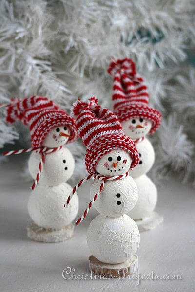 easy-to-make-snowman-craft-idea-with-styrofoam-ball Easy-To-Make Snowman Craft Idea With Styrofoam Ball