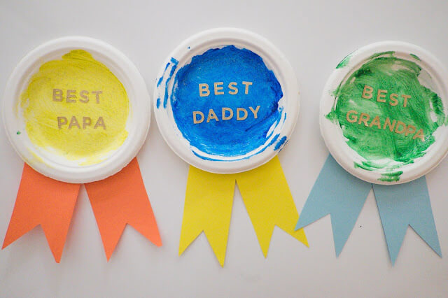 fathers-day-craft-with-paper-plate-for-kids Father's Day Craft With Paper Plate For Kids