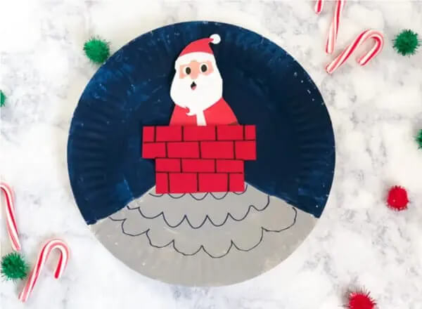 festive-santa-crafts-for-kids-2 Santa Paper Plate Craft