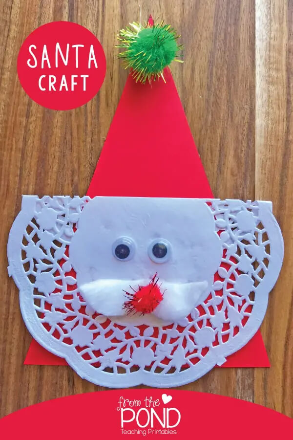 festive-santa-crafts-for-kids-26 Santa Face Craft