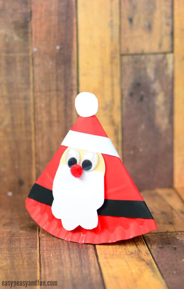 festive-santa-crafts-for-kids-29 Rocking Paper Plate Santa