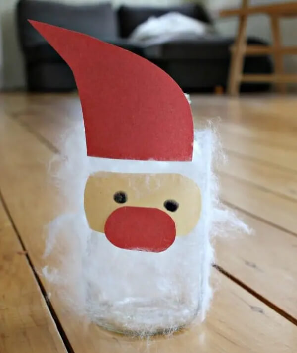 festive-santa-crafts-for-kids-8 Mason Jar Santa