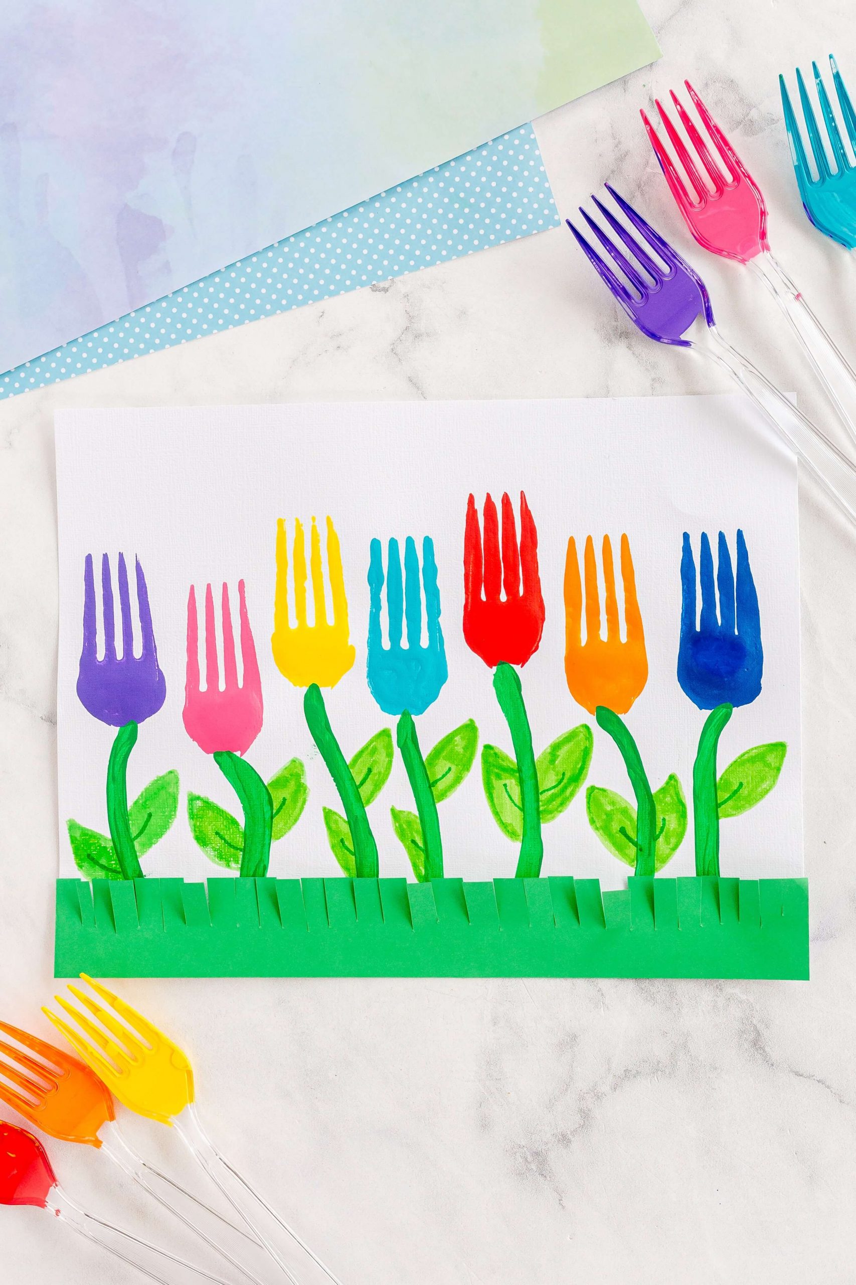 fork-and-paper-multi-color-flower-garden-painting-art-ideas-for-kids-scaled-1 Fork & Paper Multi color Flower Garden Painting Art Ideas For Kids
