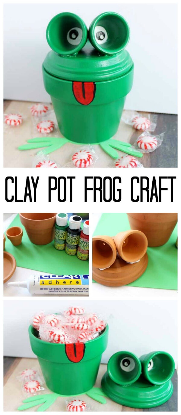 frog-craft-with-clay-pots