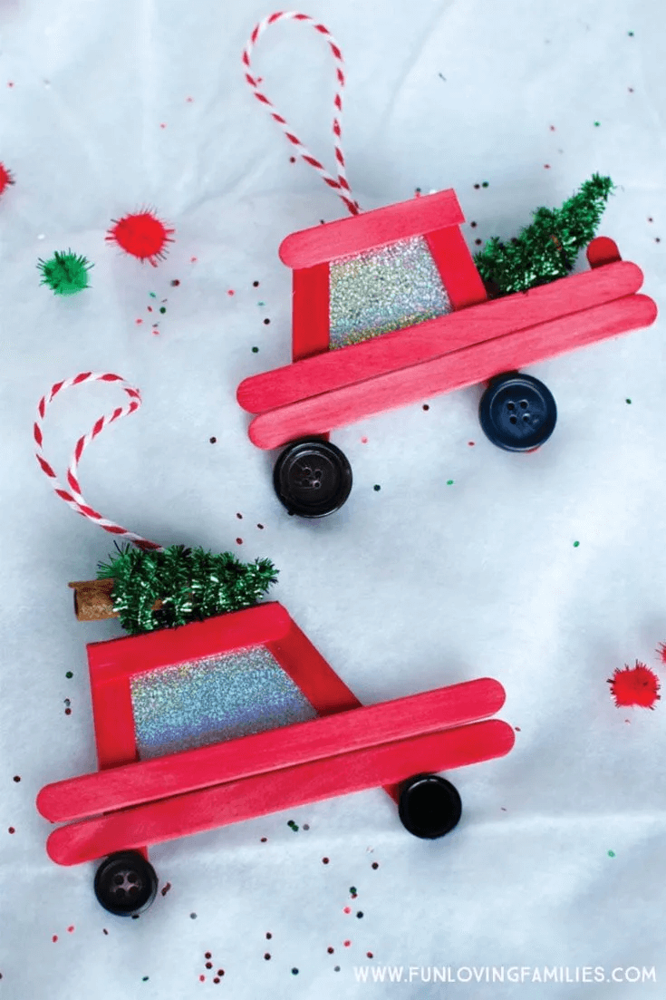 fun-and-easy-pipe-cleaner-and-ice-stick-truck-hang-on-christmas-decor-for-kids Fun and Easy Pipe Cleaner and Ice Stick Truck Hang On Christmas Decor for Kids : Ice Pop Craft And Pipe Cleaner Craft for Toddlers