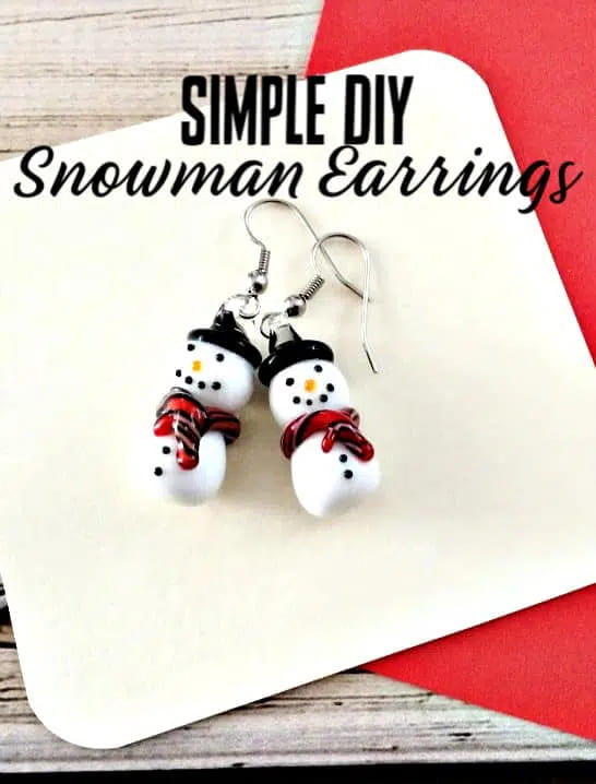 fun-to-make-snowman-earring-for-christmas Fun To Make Snowman Earring For Christmas