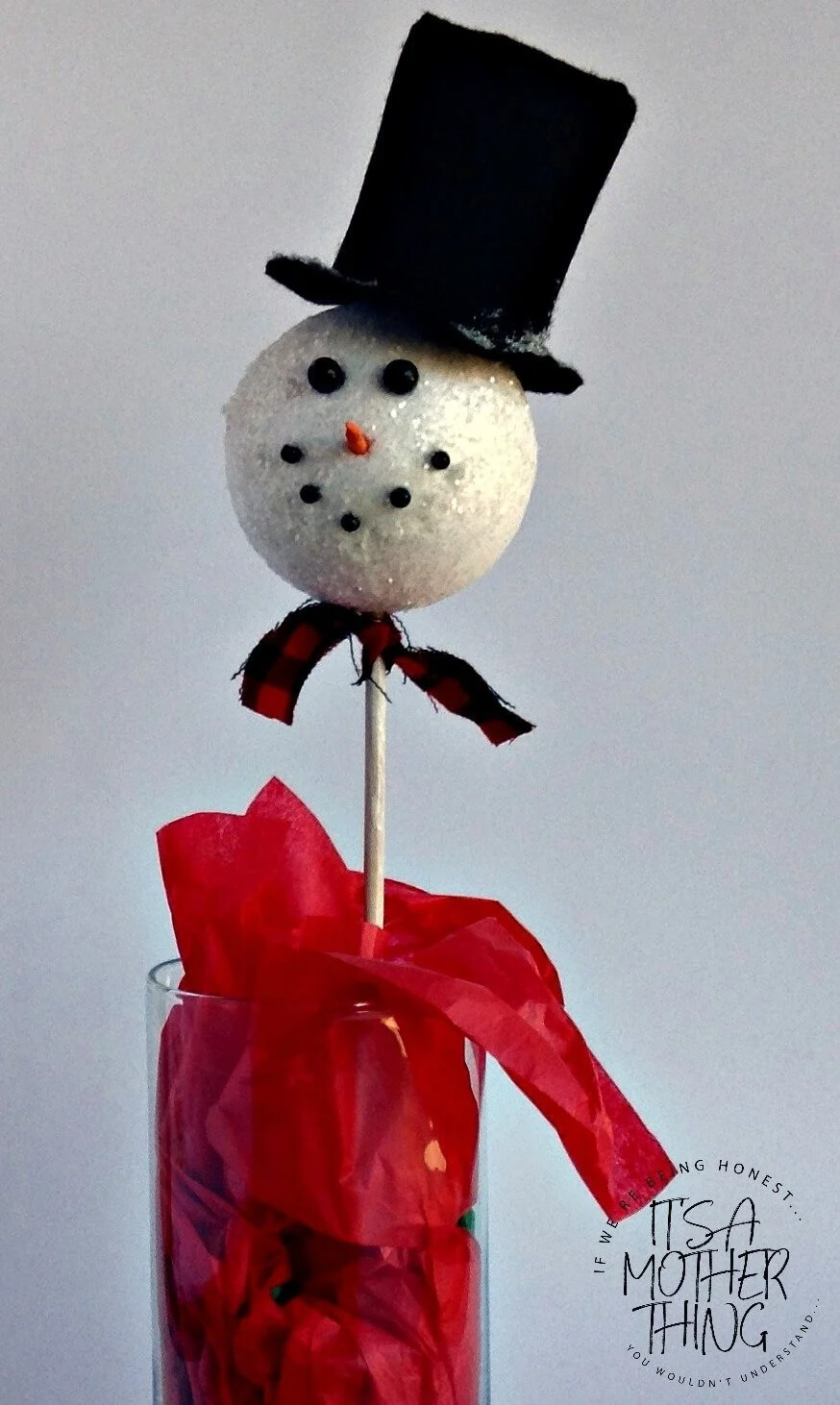 gentle-snowman-ornament-craft-idea-for-kids-with-styrofoam-ball Gentle Snowman Ornament Craft Idea For Kids With Styrofoam Ball Styrofoam Balls Crafts & Ornaments for Christmas