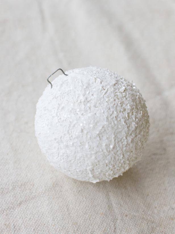 glittery-snowball-ornament-craft-idea-with-styrofoam-ball Glittery Snowball Ornament Craft Idea With Styrofoam Ball