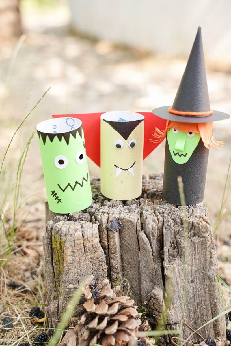 halloween-witch-spooky-character-paper-craft-for-2nd-grade Halloween Spooky Character Toilet Paper Roll Craft For 2nd Grade
