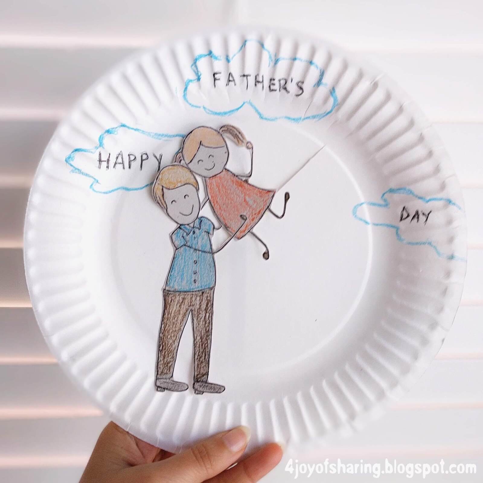 happy-fathers-day-paper-plate-craft-for-kids Happy Father's Day paper Plate Craft For Kids