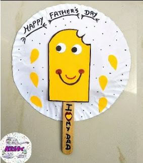how-to-make-greeting-card-out-of-fathers-day-paper-plate-craft-for-kids How To Make Greeting Card Out Of Paper Plate