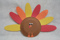 how-to-make-turkey-thanksgiving-craft-with-paper-plate-for-kids How To Make Turkey Craft With Paper Plate