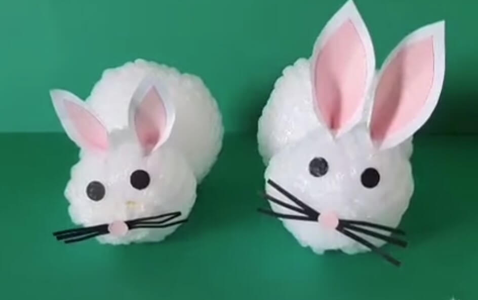 lovely-bubble-wrap-easter-bunny-craft-for-kids Lovely Bubble Wrap Easter Bunny Craft For Kids Bubble Wrap Crafts & Activities for Easter