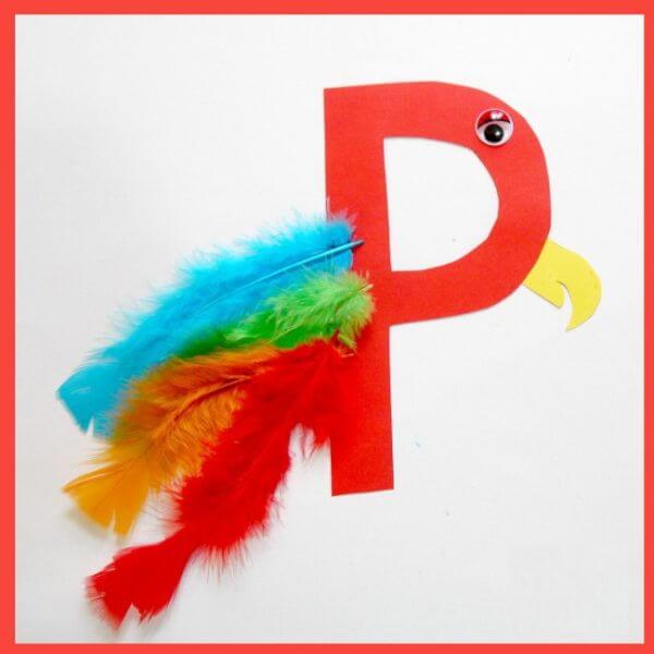 p-is-for-parrot-craft-activity-for-kids P Is For Parrot Craft Activity for kids
