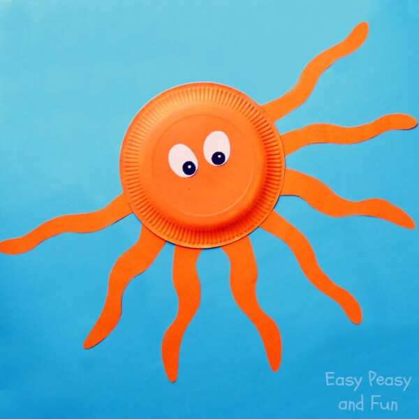 paper-plate-craft-octopus-crafts-activities-for-kids Simple Octopus Craft Using Paper Plate