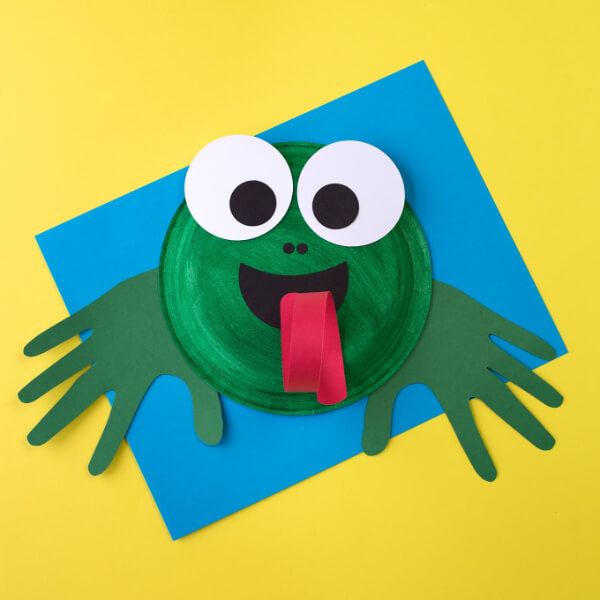 paper-plate-frog-craft