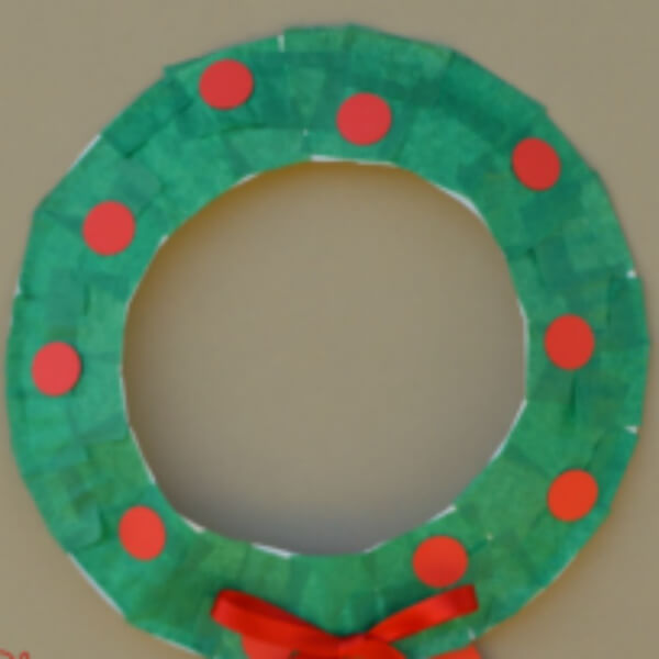 paper-plate-wreath Paper Plate Wreath Craft Christmas Wreath Crafts For Kids