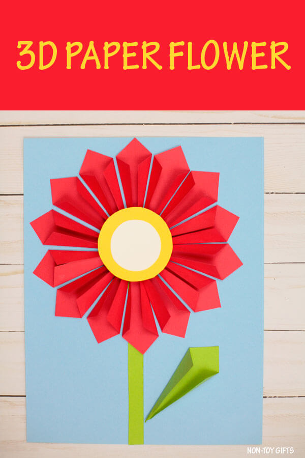 paper-sunflower-craft-ideas 3D Paper Sunflower Craft Ideas For Kids