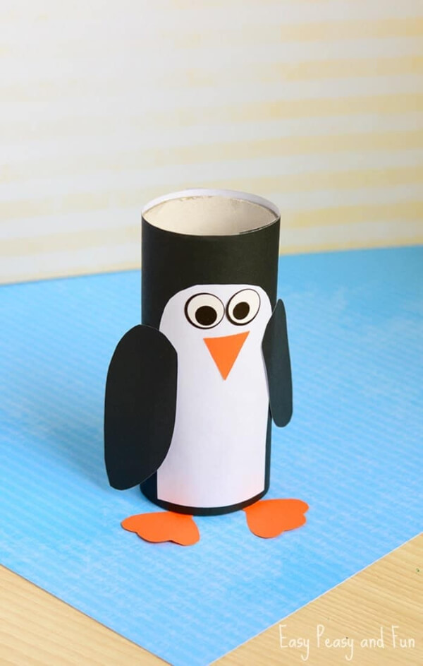 penguin-crafts-ideas-for-kids-5 Winter Toilet Paper Roll Crafts