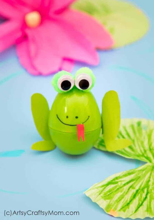 plastic-egg-frog-craft