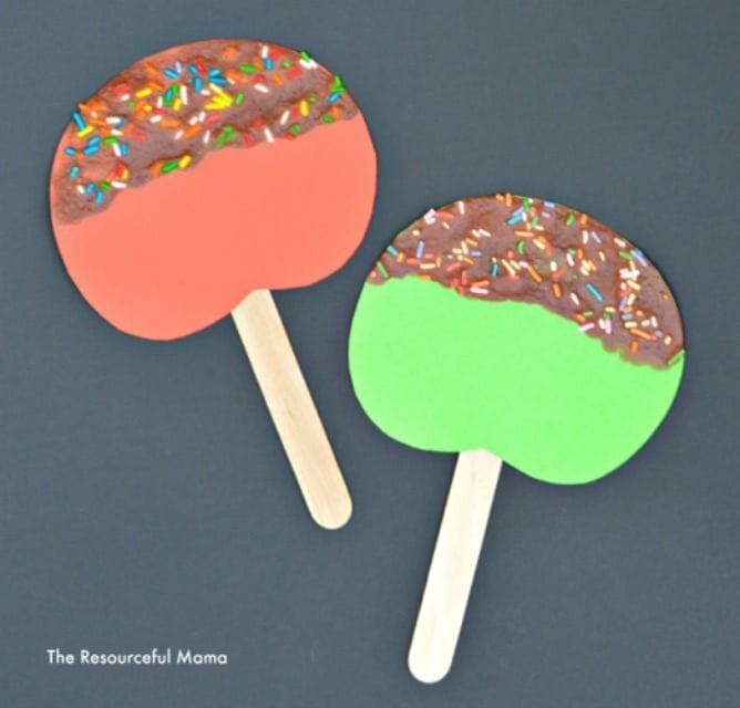 puff-paint-caramel-apple-craft