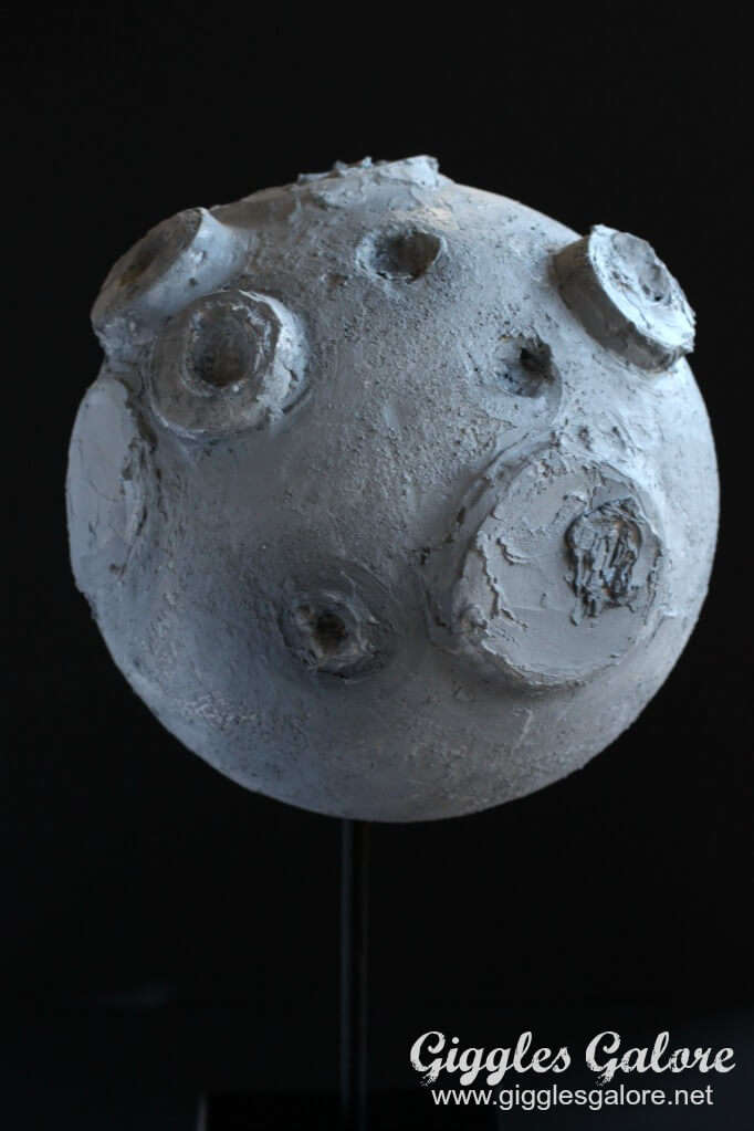 realistic-styrofoam-moon-craft-idea-for-kids Realistic Styrofoam Moon Craft Idea For KidsStyrofoam Ball Science Projects
