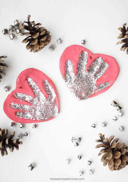 salt-dough-recipe-for-handprint-craft Easy Christmas Ornaments Crafts For Toddlers