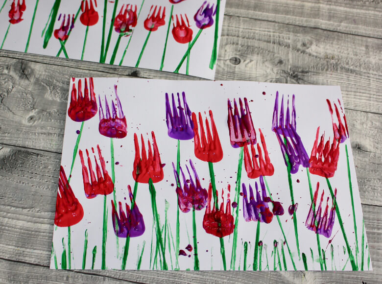 simple-fork-flower-garden-painting-art-and-craft-ideas-for-kids Simple Fork Flower Garden Painting Art & Craft Ideas For Kids