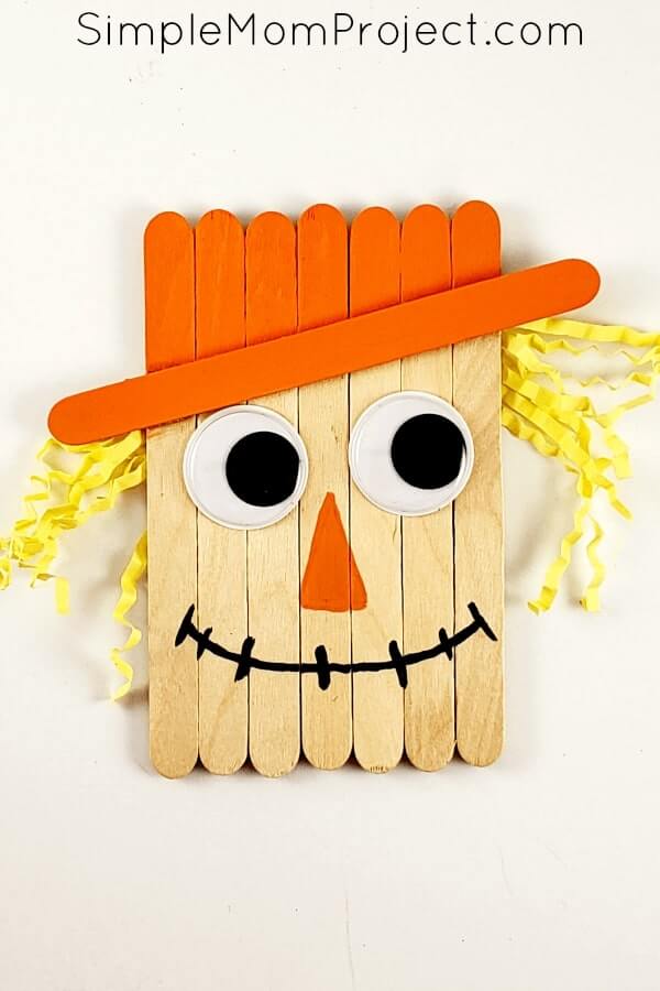 simple-popsicle-stick-crafts-using-google-eyes Simple Popsicle Stick Crafts Using Google Eyes Popsicle Stick Scarecrow Crafts For Kids