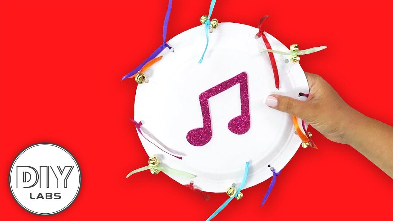 tambourine-homemade-instruments-to-make-a-home Tambourine Musical Instrument Crafts