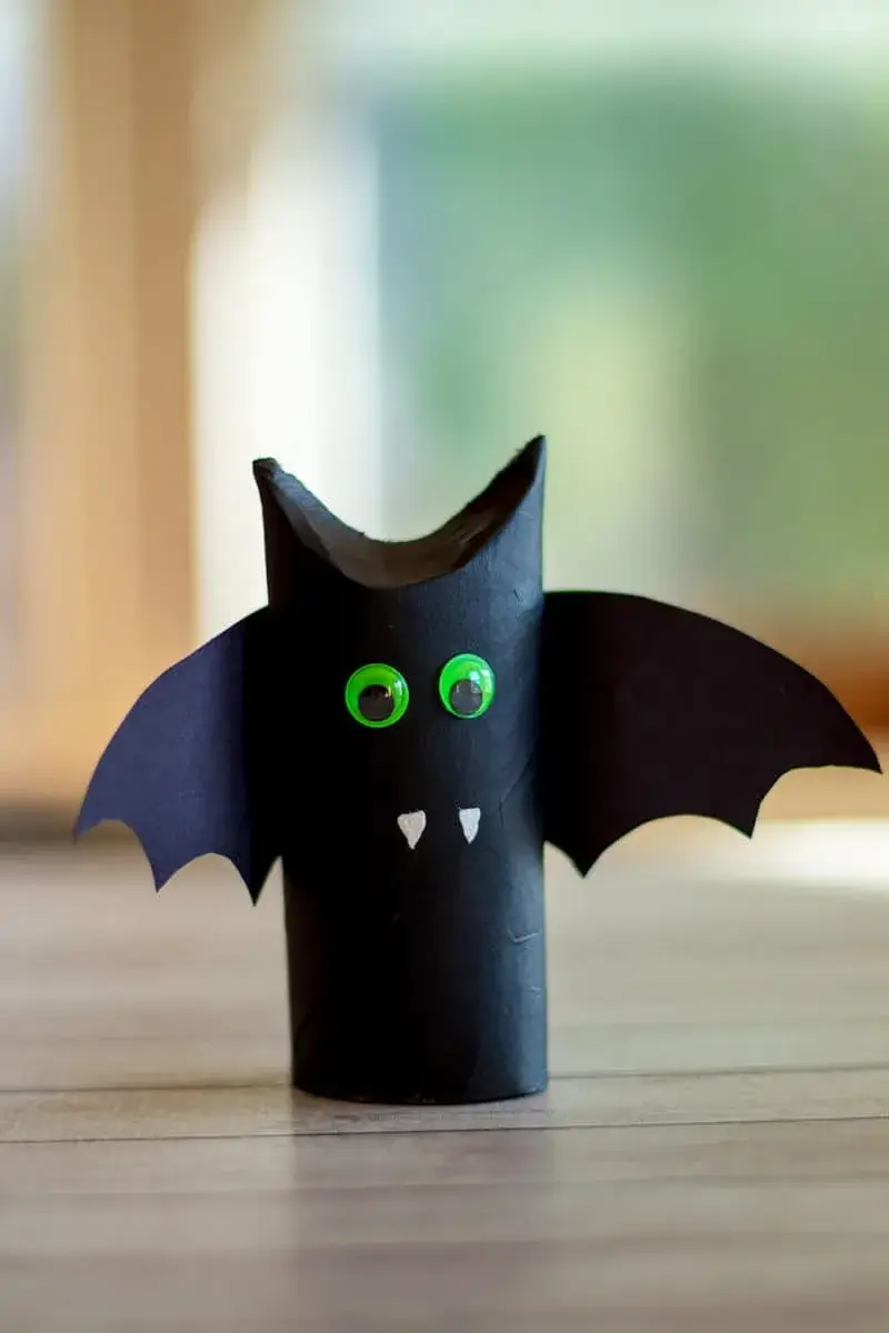 toilet-paper-roll-halloween-bat-craft-activity-for-kids Halloween Toilet Paper Roll Bat Craft Activity For Kids