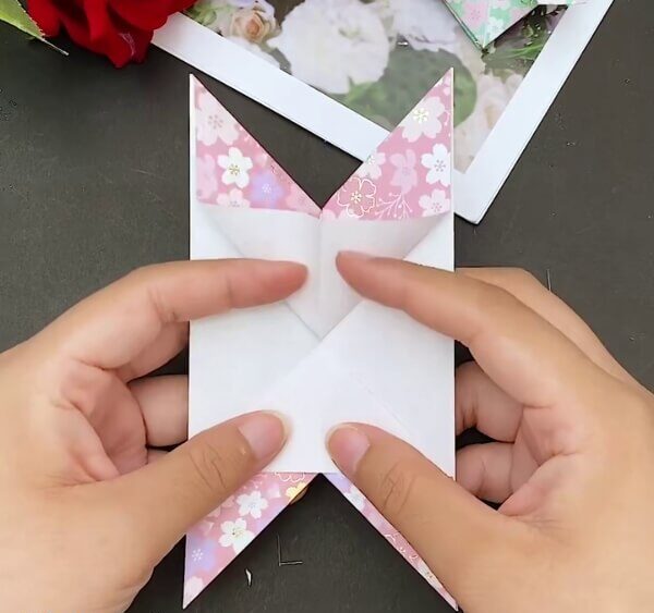 Turning The Shape Inside Out- Guide to forming a heart-shaped envelope through origami