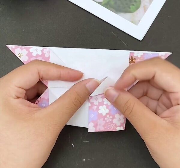 Make Some More Folds- Making a paper heart envelope with origami, step-by-step